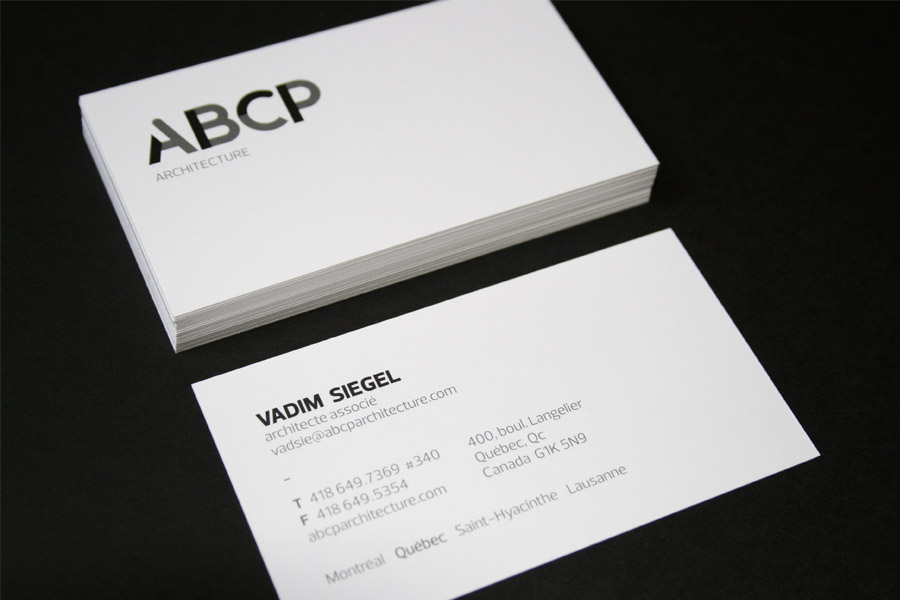 3399 : ABCP architecture - Identité visuelle et imprimé